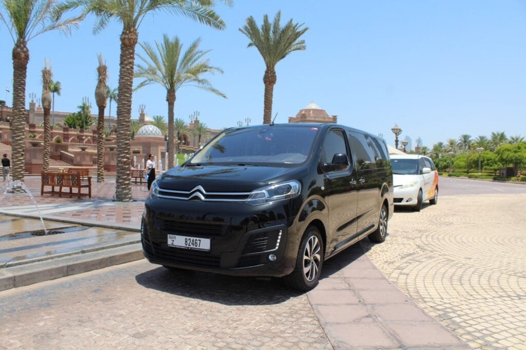Citroen Spacetourer car hire with driver